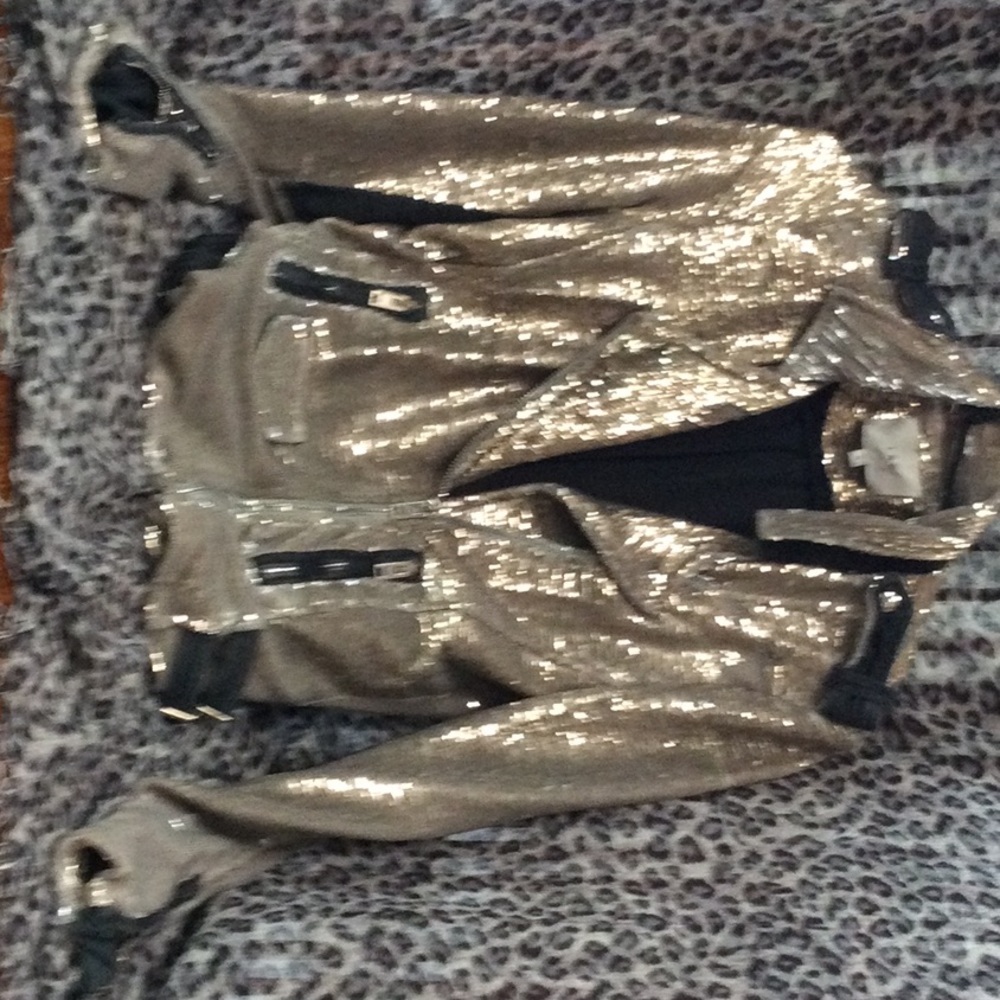 Iro Sequin Bomber black
